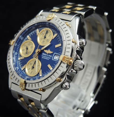 breitling gold and steel|gold breitling watch vintage.